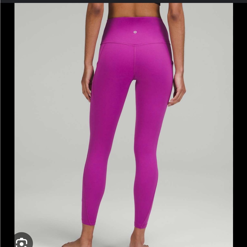 NWOT Lululemon Align 25 inch Vivid Plum size 4